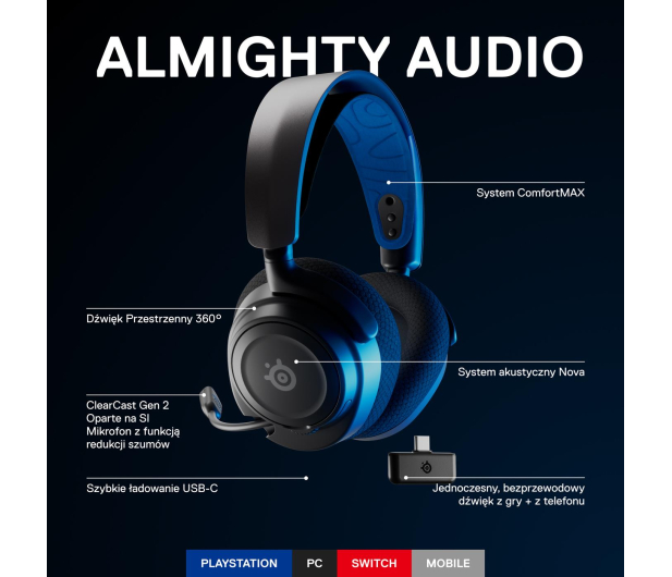 SteelSeries OUTLET - Arctis Nova 7P - 1532695 - zdjęcie 3
